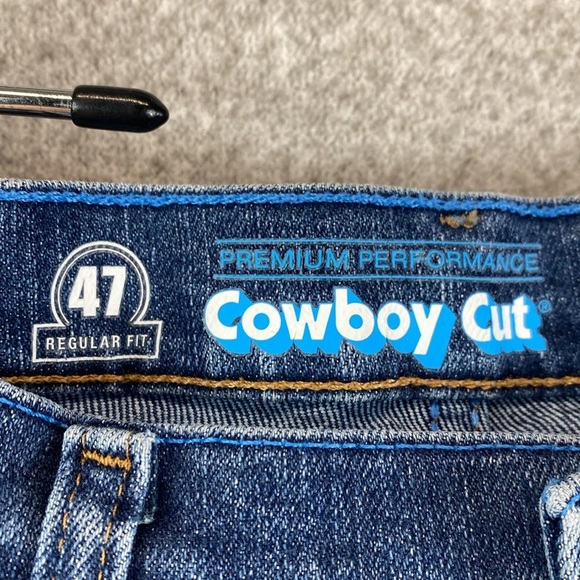 Wrangler Rock 47 cowboy cut jeans 30x30 regular fit straight leg western rodeo - Picture 2 of 12
